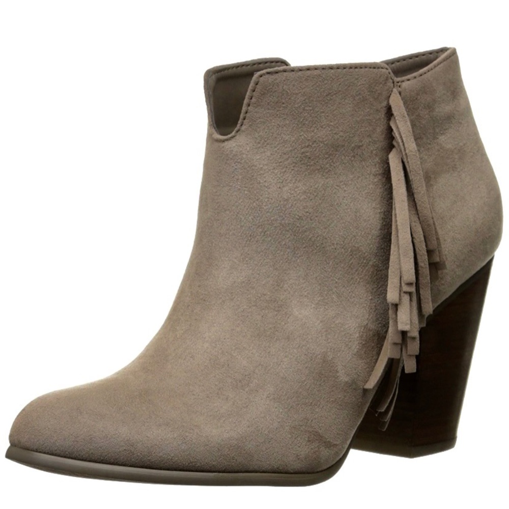 Carlos Santana Tempe ankle fringe booties sz 8.5m